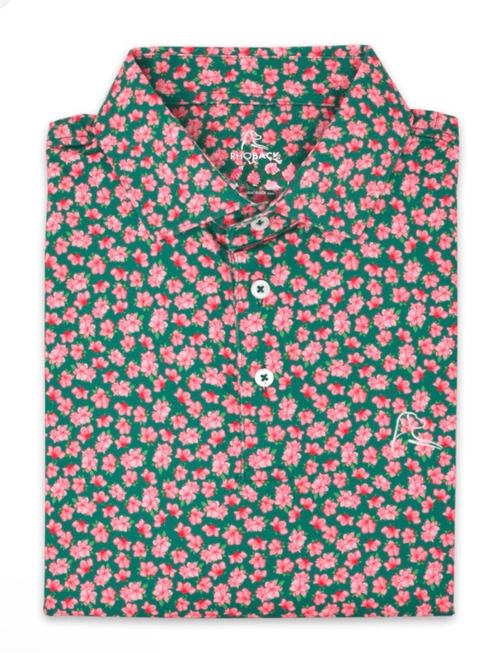 Rhoback Azalea polo (great for the Masters) size-L